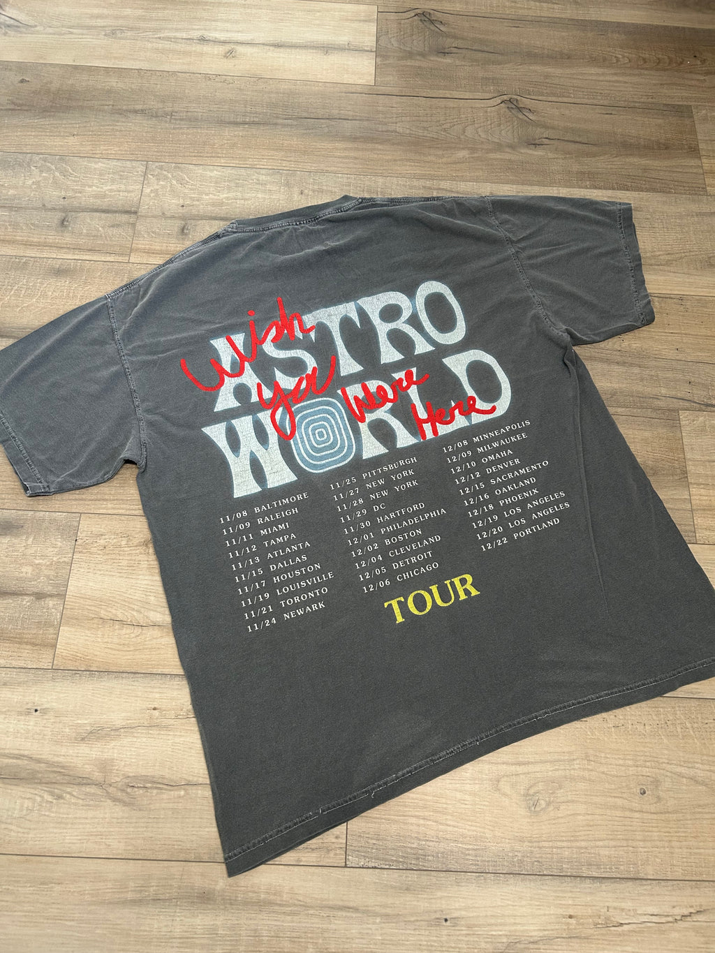 Travis Scott Astroworld Tour Merch T-Shirt