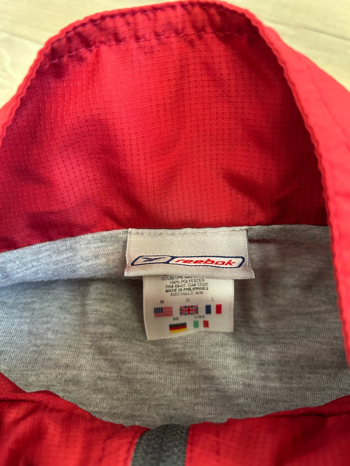 Vintage Reebok Windbreaker Trainer Jacket