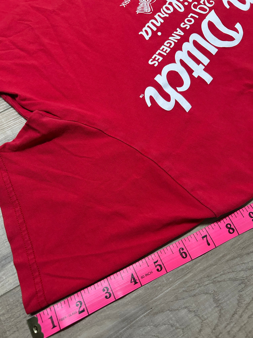 Red Von Dutch Double Graphic T-Shirt
