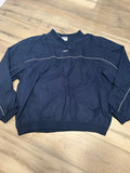 Vintage Reebok V-Neck Pullover Windbreaker