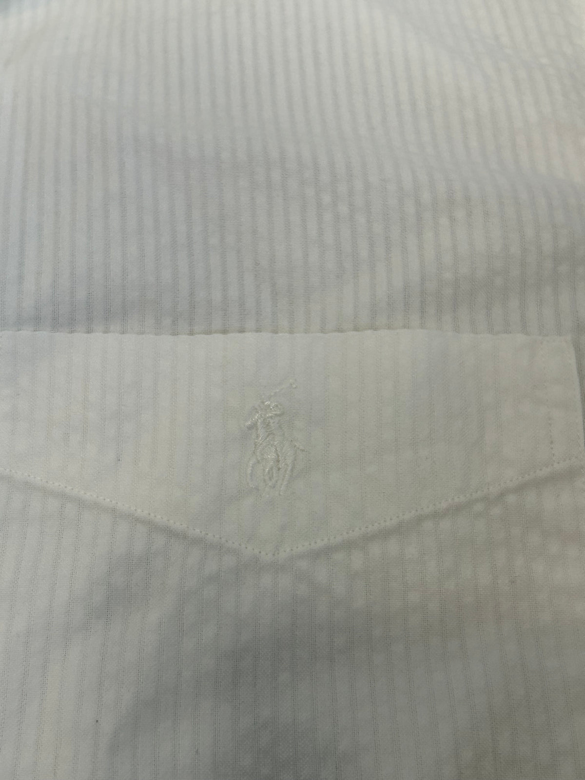 Ralph Lauren Button Up Seersucker Shirt