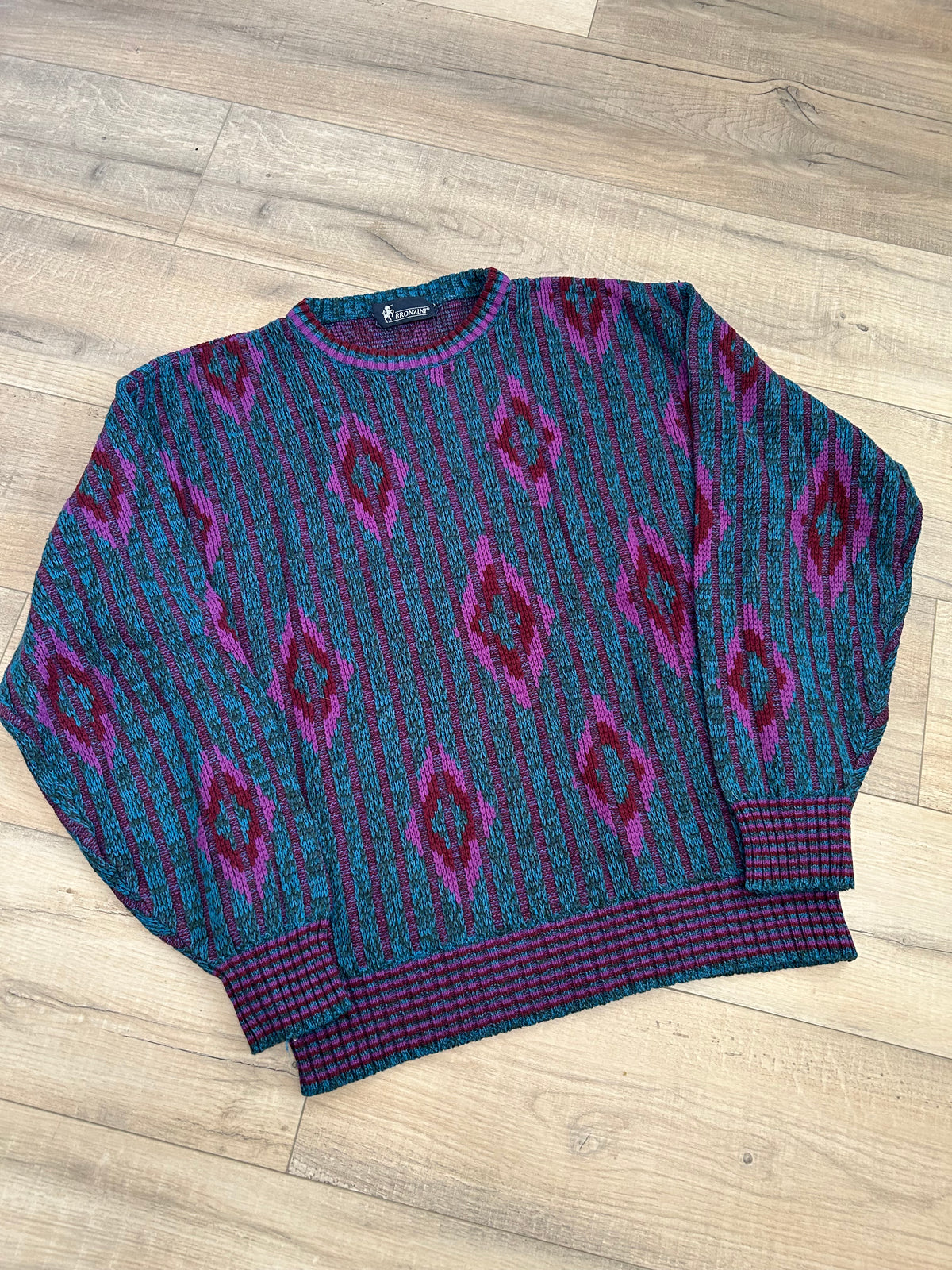 90’s Bronzini Wool Knitted Sweater