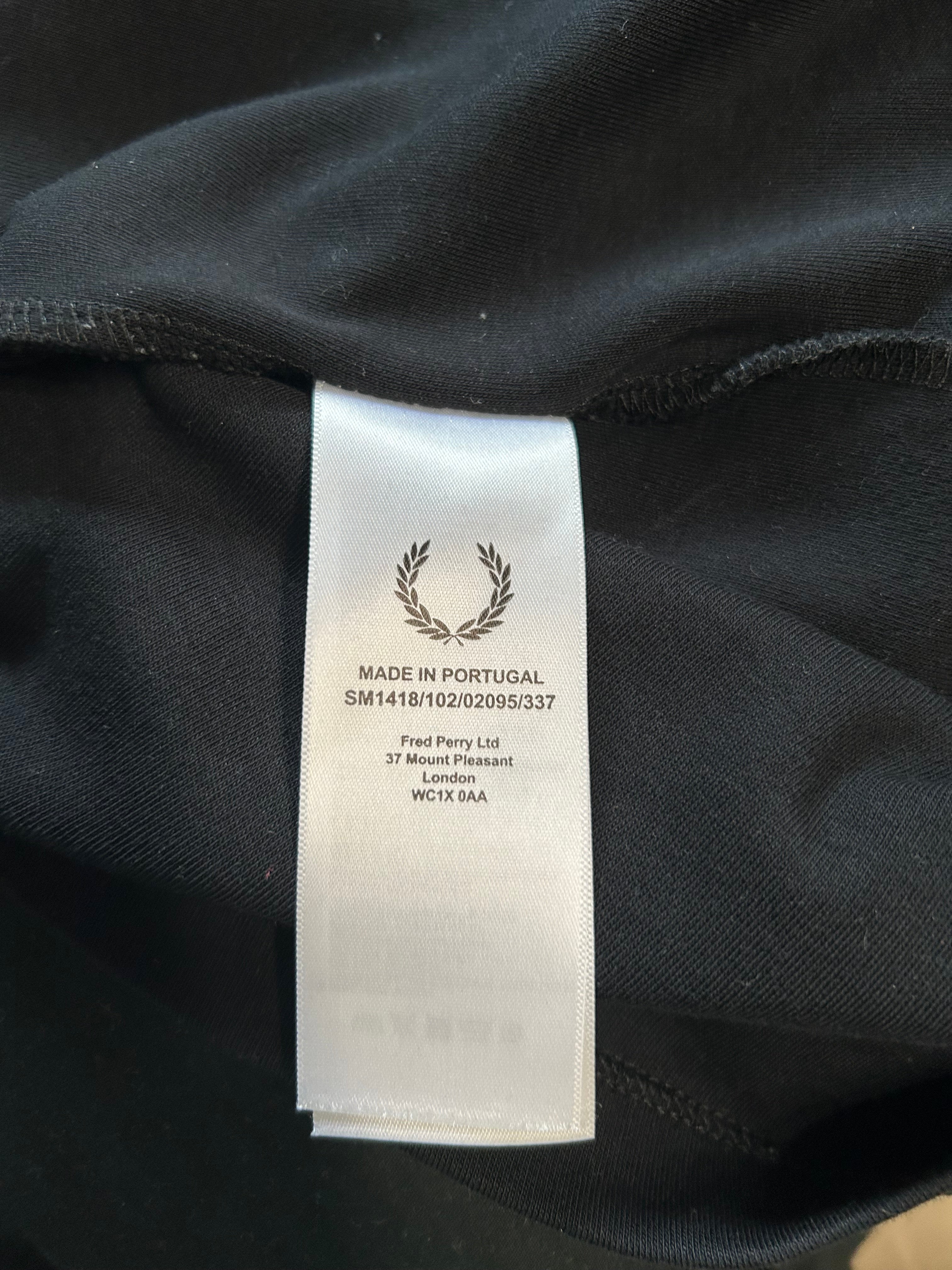 Raf Simons x Fred Perry Denim Chest Patch T-Shirt