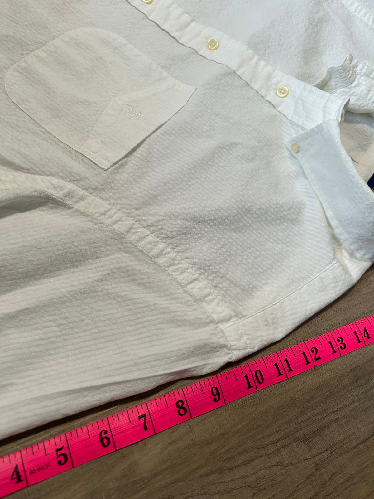 Ralph Lauren Button Up Seersucker Shirt