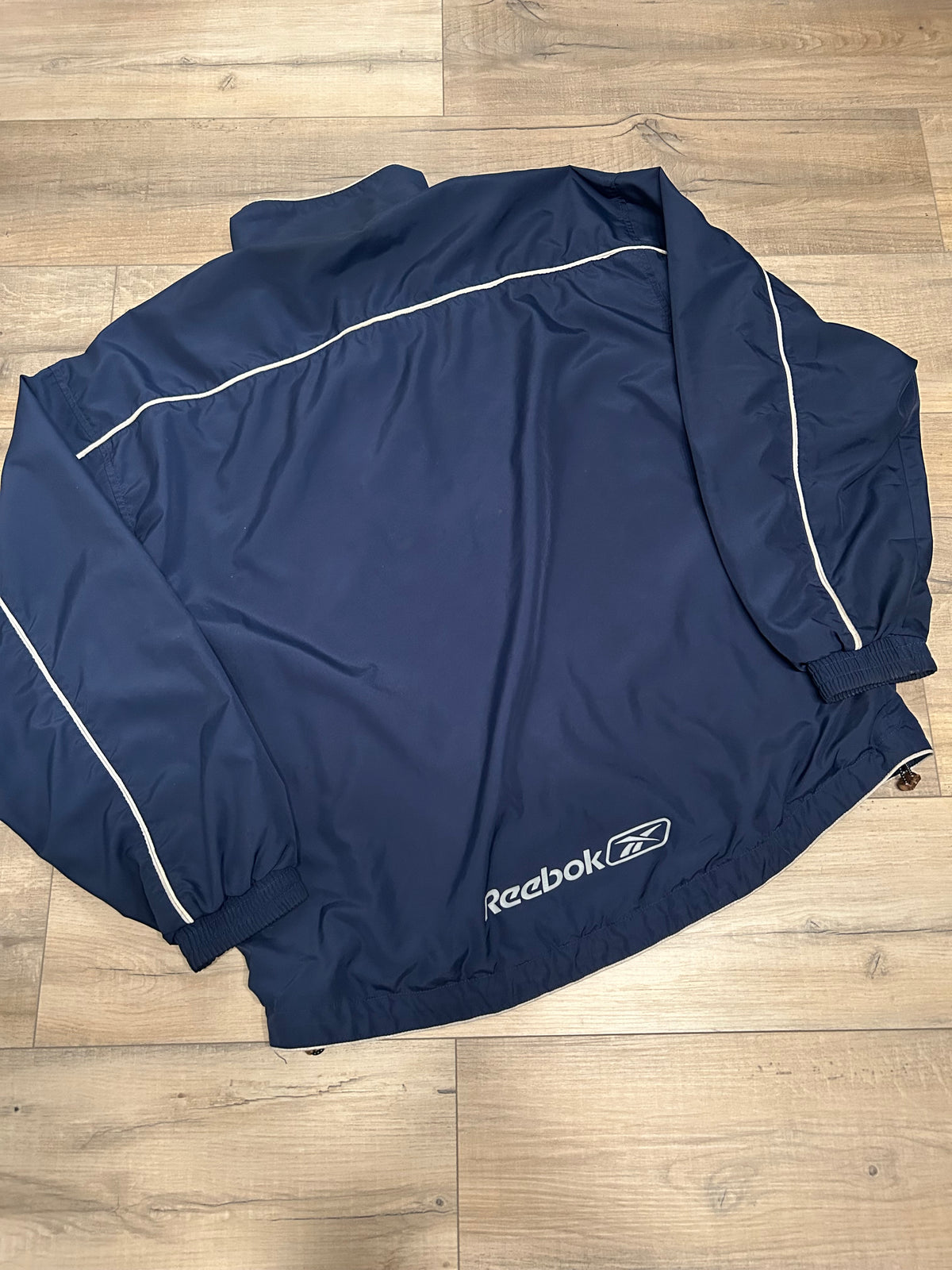 Reebok Navy Windbreaker Jacket