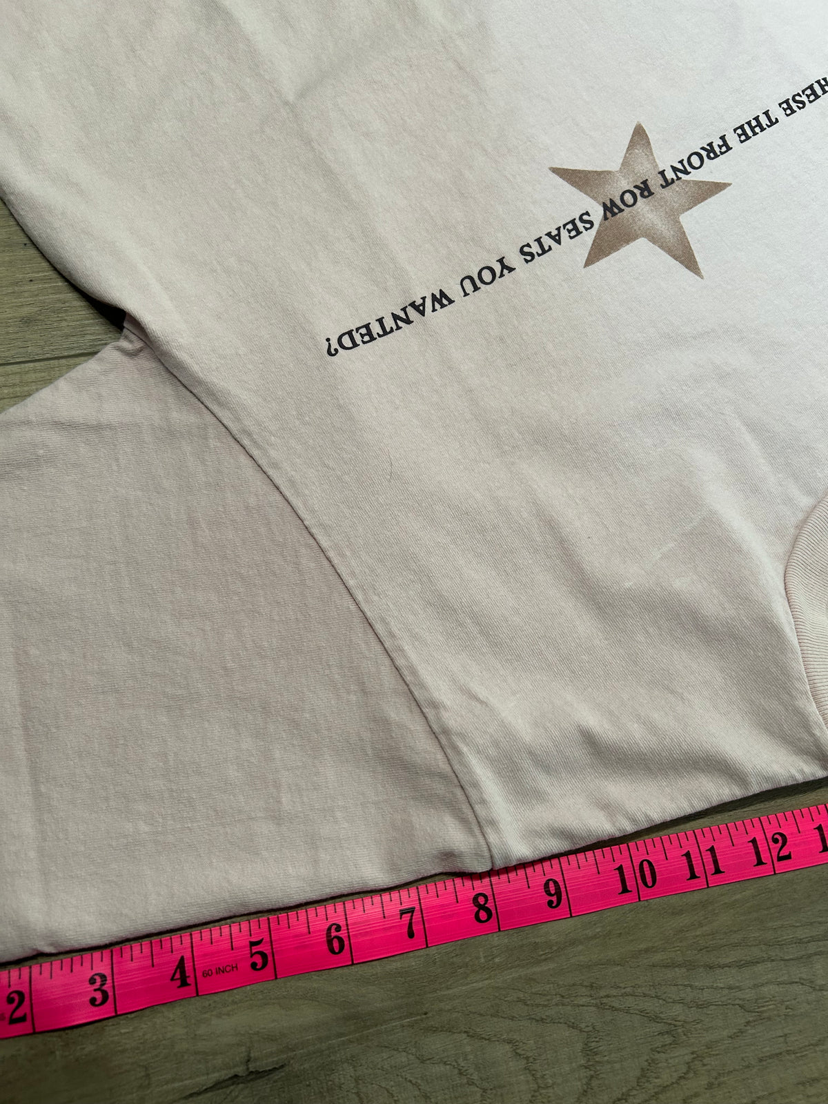 Travis Scott “Are These The Front Row Seats You Wanted?” Circus Maximus Tour T-Shirt