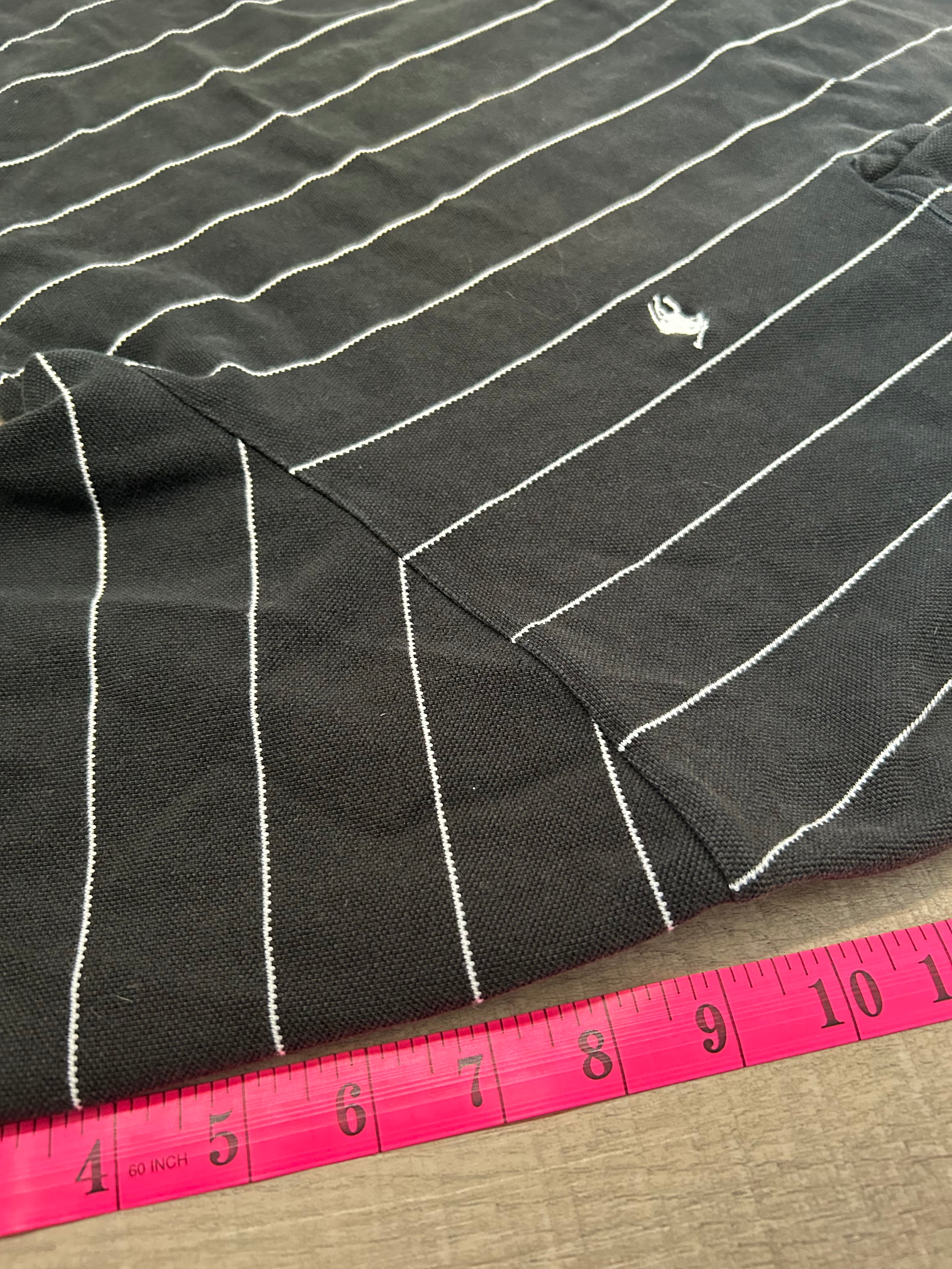 Ralph Lauren Black & White Striped Polo