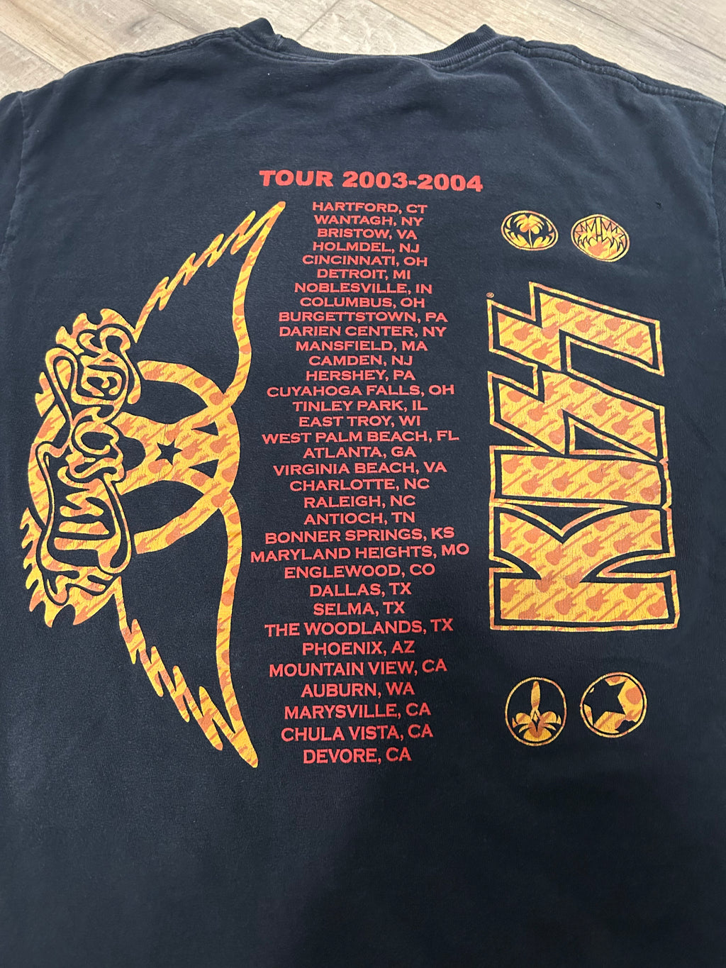Kiss x Aerosmith 2003-2004 Tour T-Shirt