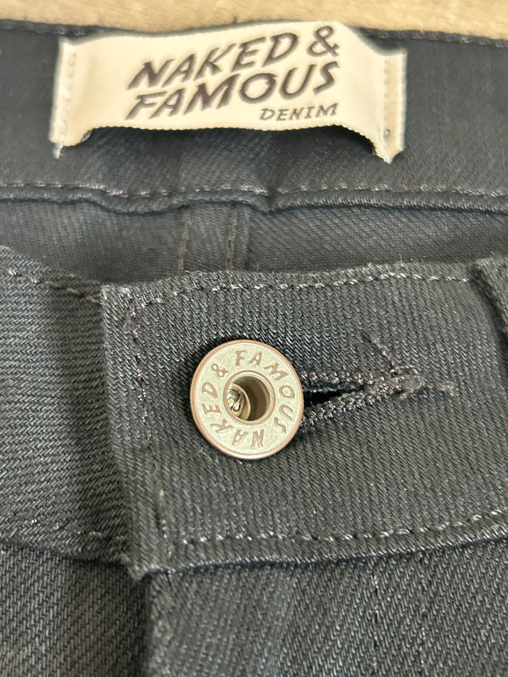 Naked & Famous Raw Skinny Stretch Denim