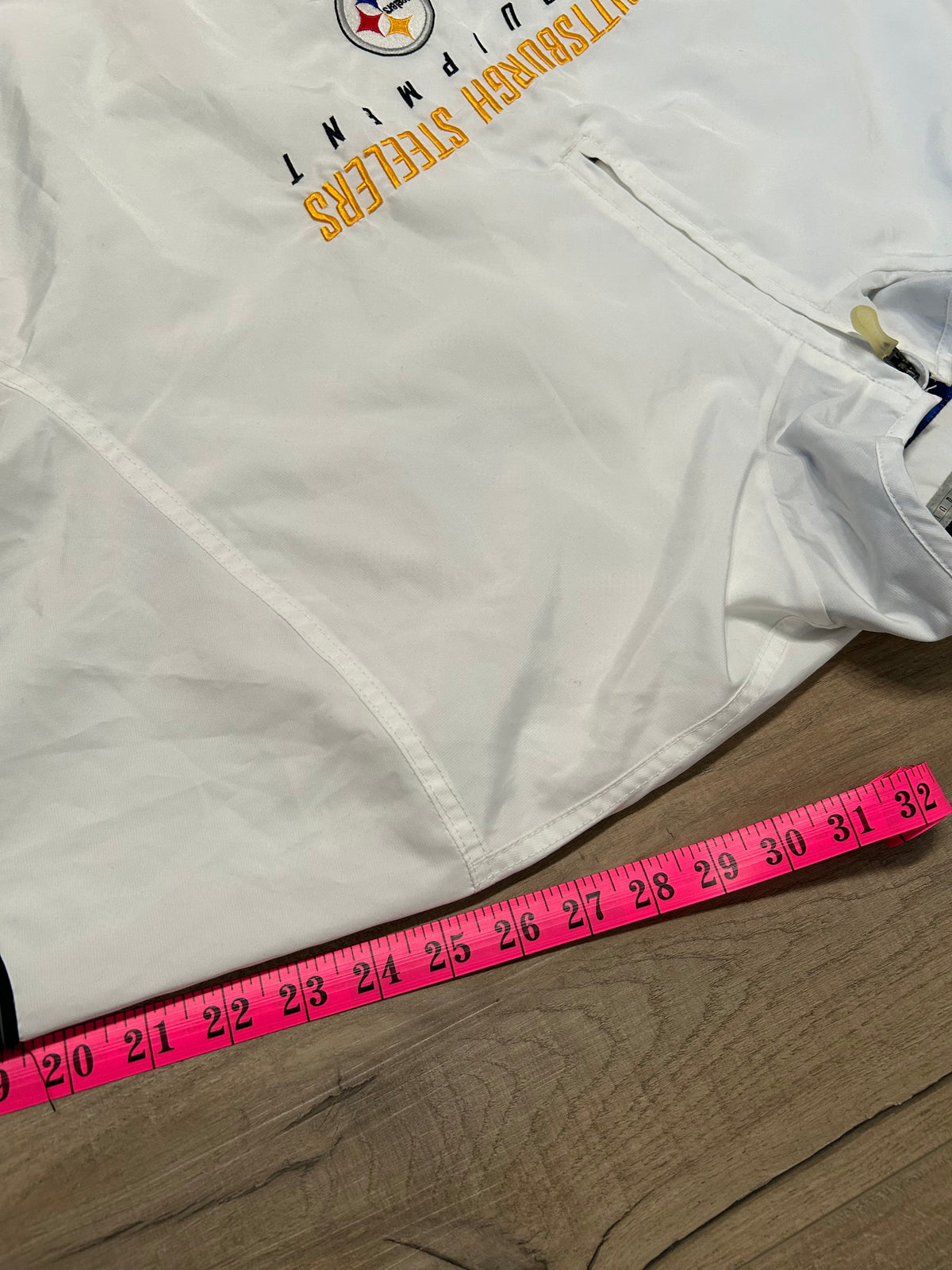 Reebok Pittsburgh Steelers 1/4 Zip Windbreaker Jacket