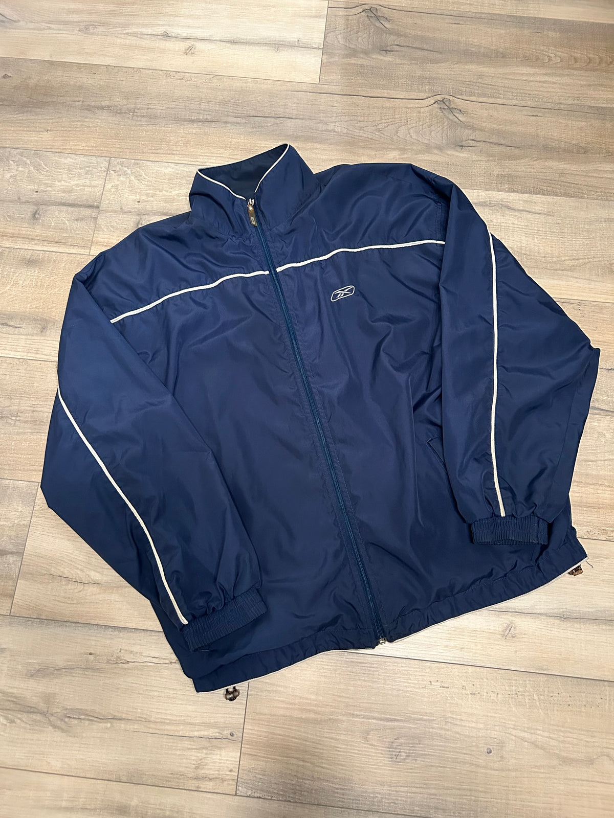 Reebok Navy Windbreaker Jacket