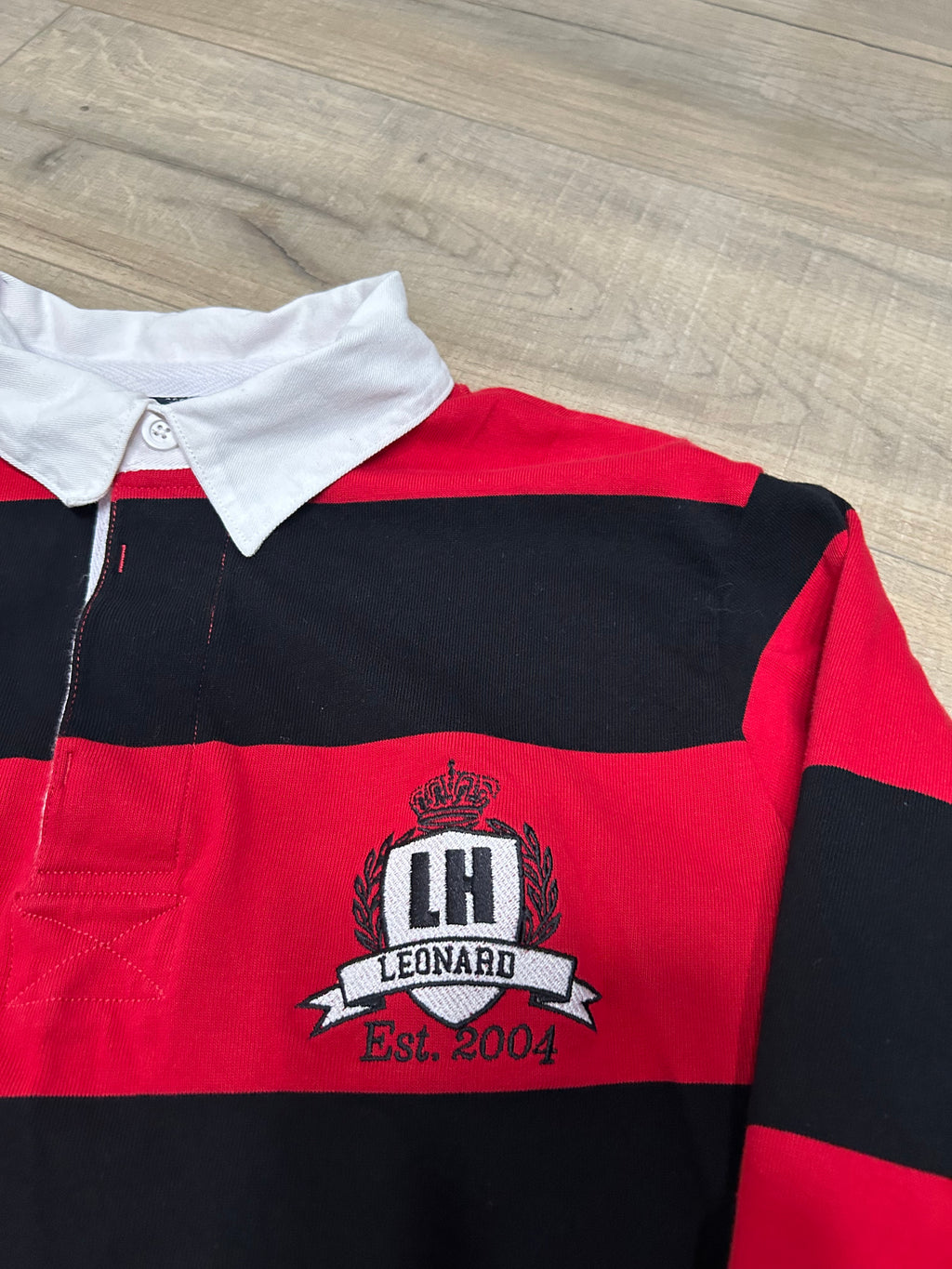 Striped Rugby Polo Shirt