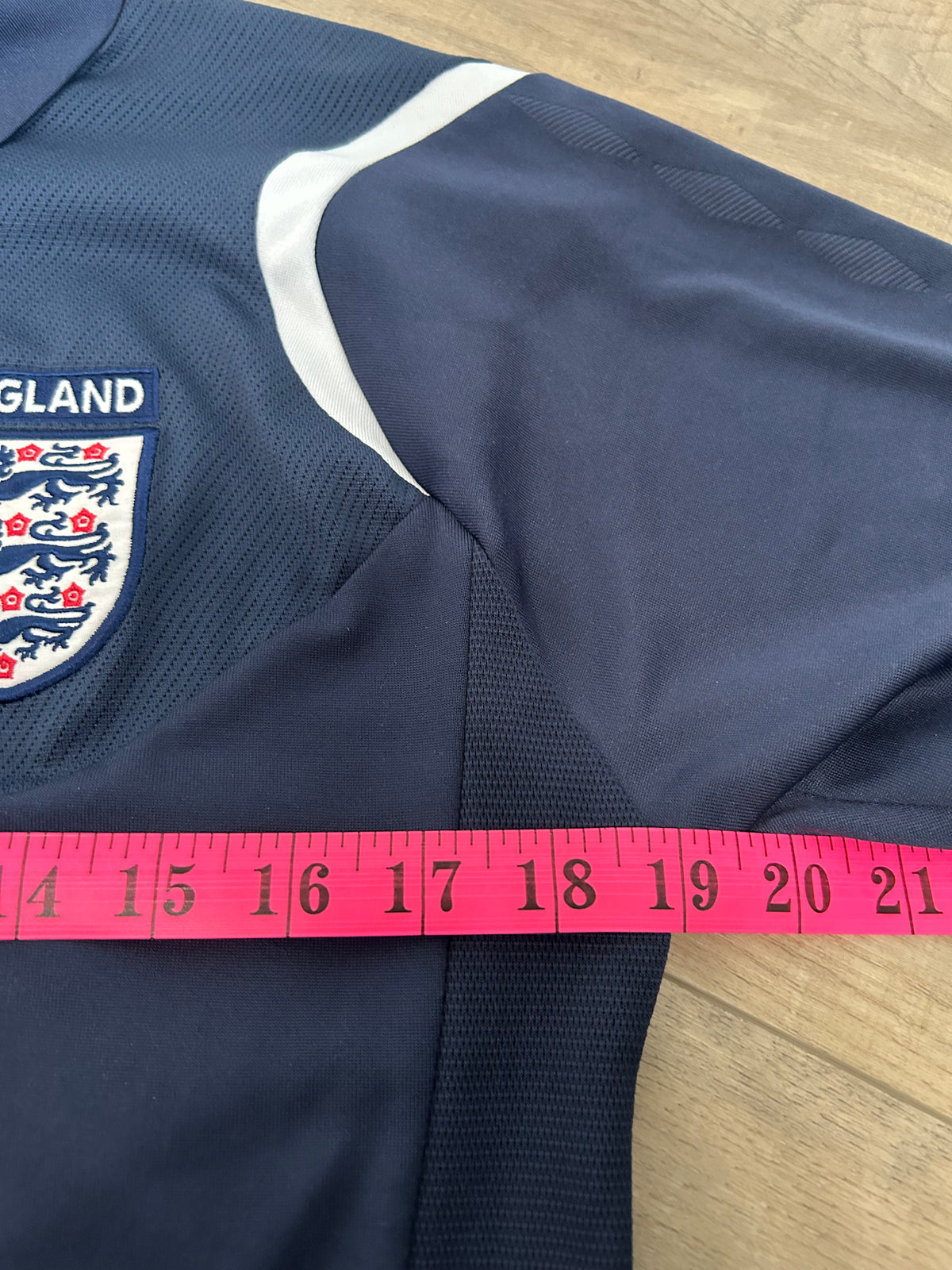Retro Umbro England 1/4 Zip T-Shirt